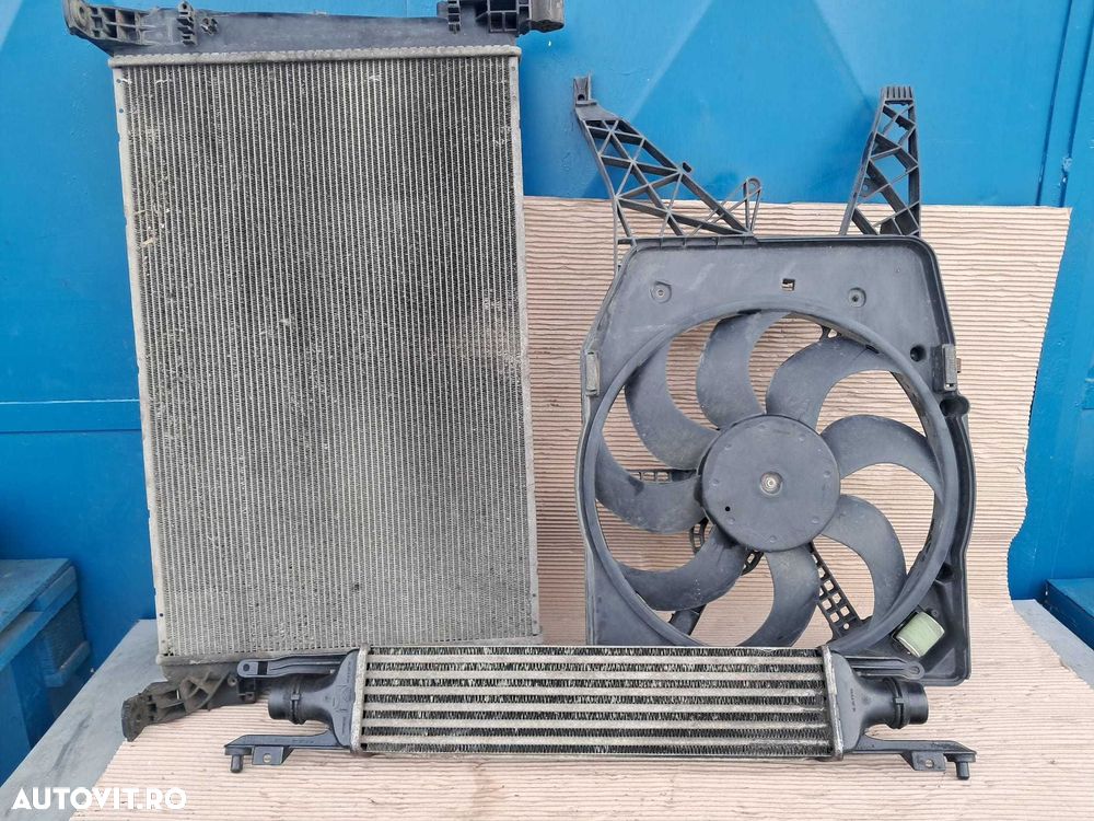 Opel Corsa D, radiator apa, intercooler, electroventilator GMV, 1,3 D - 1