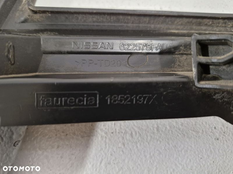 NISSAN MICRA K14 V 5 KRATKA RAMKA ATRAPA HALOGENU LEWY PRZÓD 622575FA0A - 9