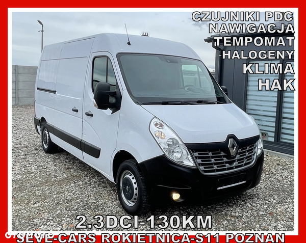 Renault MASTER L2H2 klima tempomat navi 130km czujniki pdc hak