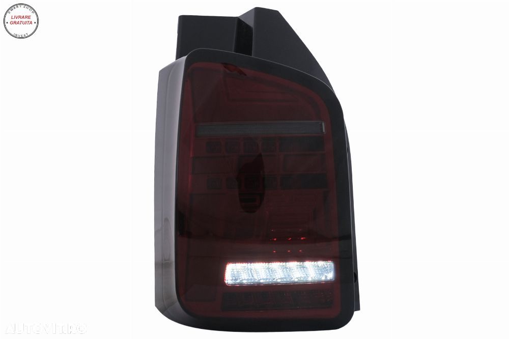 Stopuri Full LED VW Transporter V T5 Facelift (2010-2015) Rosu Fumuriu- livrare gratuita - 14