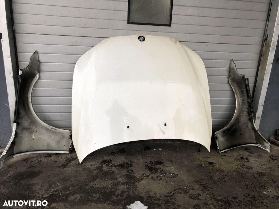 Capota fata bmw seria 5 e60 e61 aripa aripi fata originale aluminiu - 2