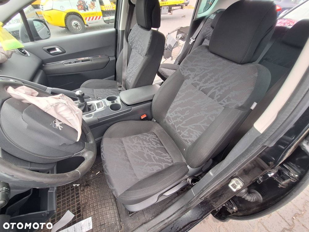 FOTELE KOMPLET LEWY PRAWY KANAPA TYŁ + BOCZKI PEUGEOT 3008 I - 1