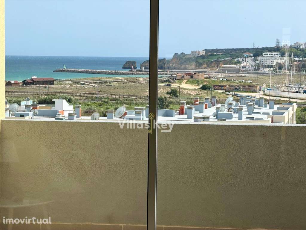 Arrendamento ao ano, Apartamento T1, com vista mar, garagem,piscina... - Grande imagem: 2/25