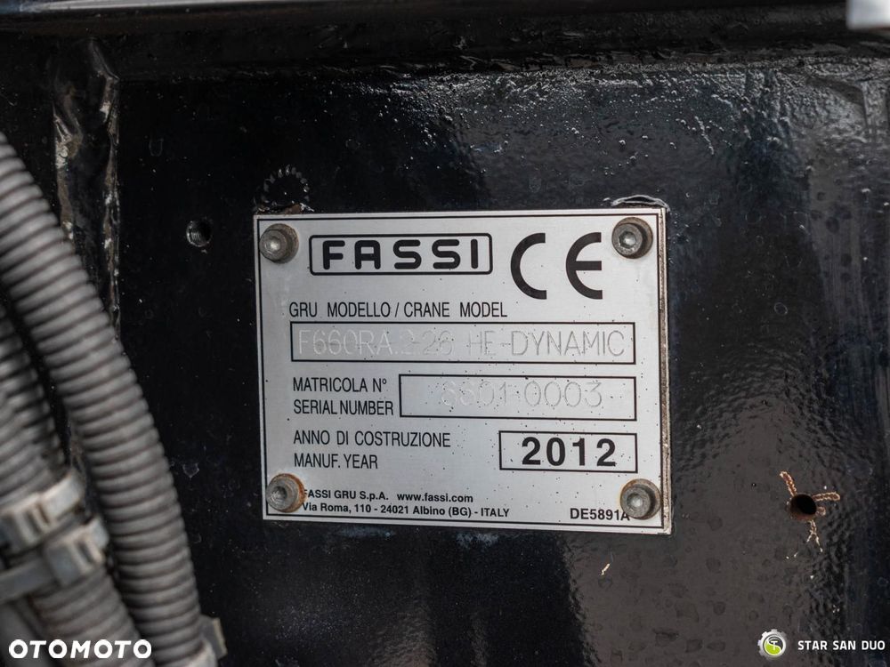 Scania R480 6x4 FASSI F660RA.2.26 HE-DYNAMIC HDS Żuraw Fly Jib Siodło - 21