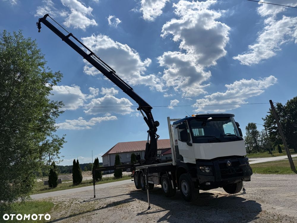 Renault C520 / HDS HIAB X-HIPRO 558 EP-4 / STEROWANIE RADIOWE / 8x4 / Z FRANCJI / STAN BDB / / / - 2