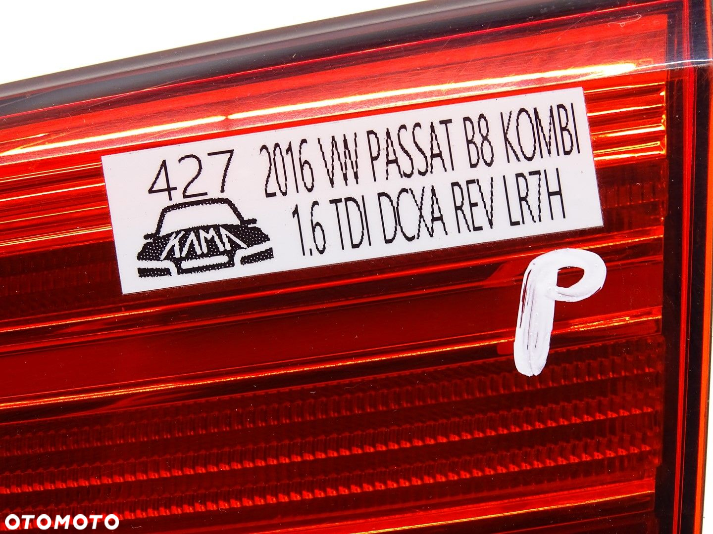 LAMPA LED PRAWY TYŁ PRAWA TYLNA W KLAPĘ VW PASSAT B8 3G KOMBI 3G9945094D - 4