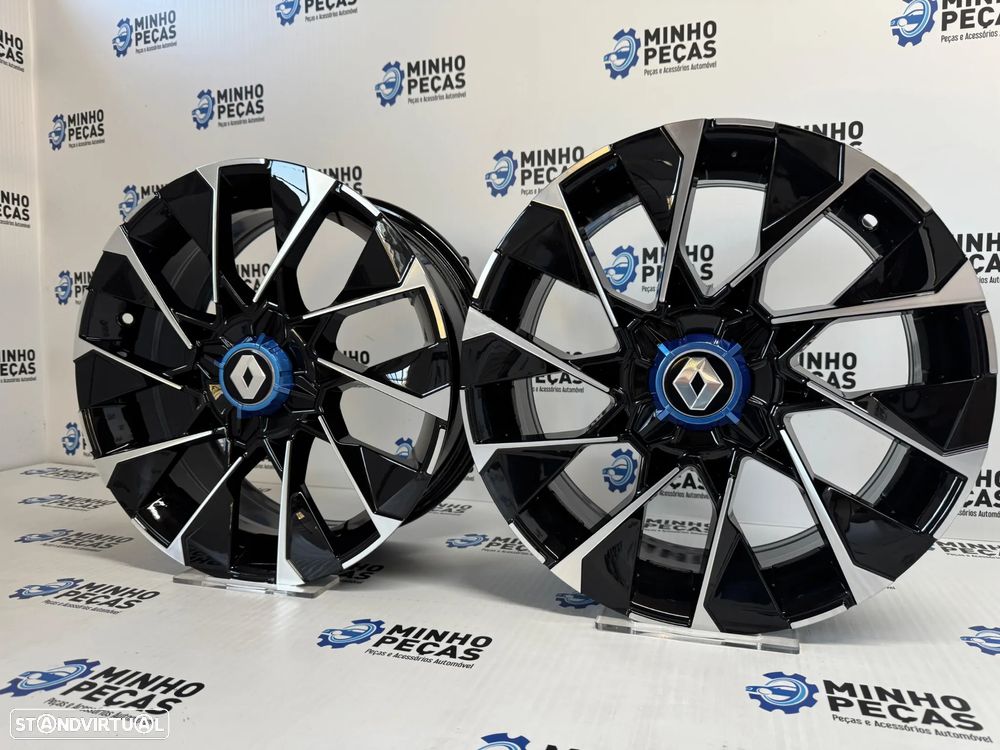 Jantes Look Renault Clio em 16 (4x100) Preto Polido - 2