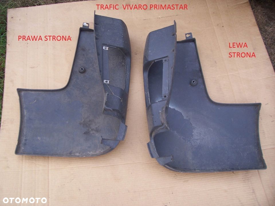 TRAFIC VIVARO 01-14 NAROZNIKI ZDERZAKA TYL P. OR