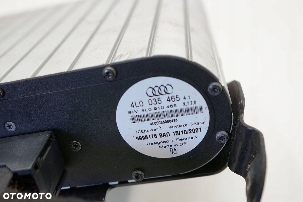 AUDI Q7 4L 08R ZESTAW GŁOŚNIKI WZMACNIACZ BANG&OLUFSEN - 10