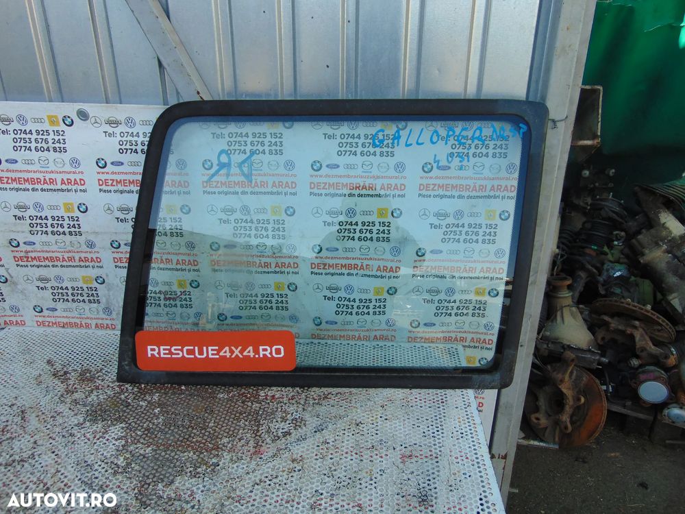 Geam Hyundai Galloper 5 usi geamuri spate caroserie stanga dreapta galloper 5 usi geam fix - 4