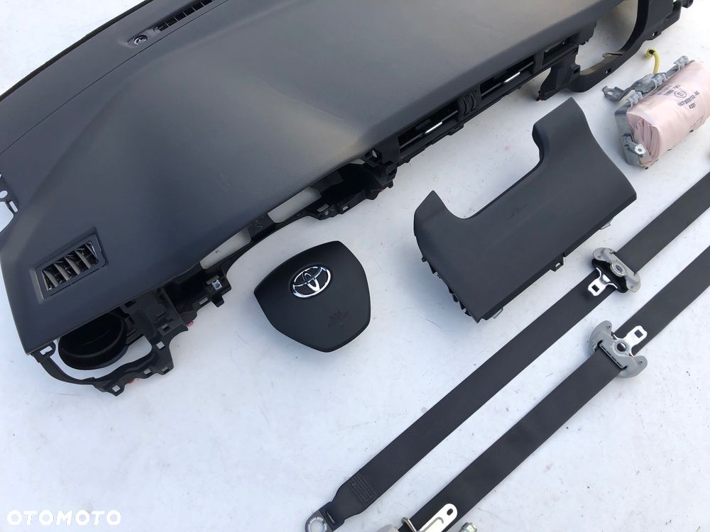 TOYOTA AURIS II 2 COROLLA E16 DESKA KONSOLA KOKPIT PULPIT PÓŁKA PARAPET AIRBAG PASY PAS Mix - 4