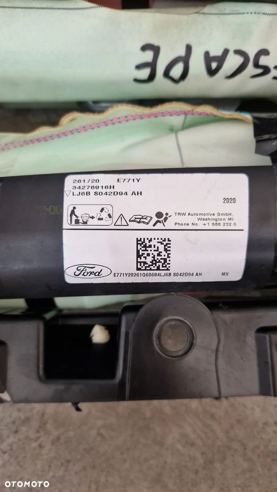 Ford Escape IV Kurtyna powietrzna prawa/lewa 2020 - 2