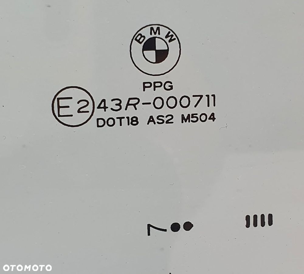 SZYBA DRZWI LEWY PRZÓD PRZEDNIA BMW Z3 43R-000711 - 2
