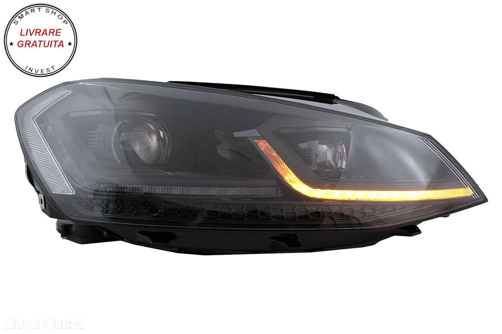 Faruri LED VW Golf 7 VII (2012-2017) Facelift G7.5 Design cu Semnal Dinamic- livrare gratuita - 13