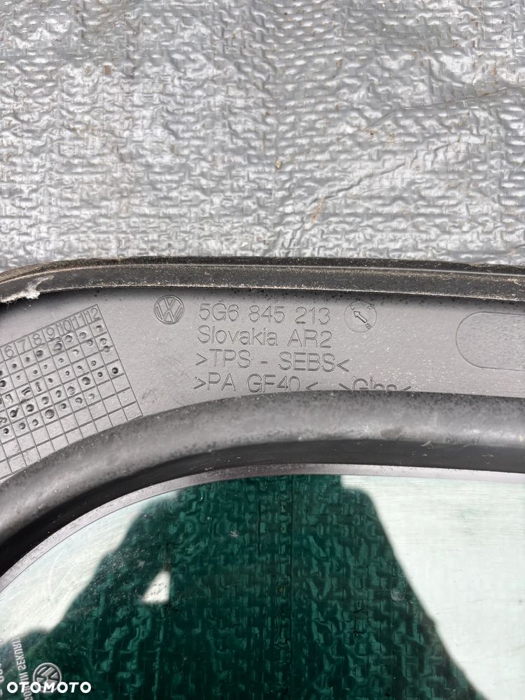 Volkswagen Golf VII szyba drzwi lewy tył 5G6845213 - 3