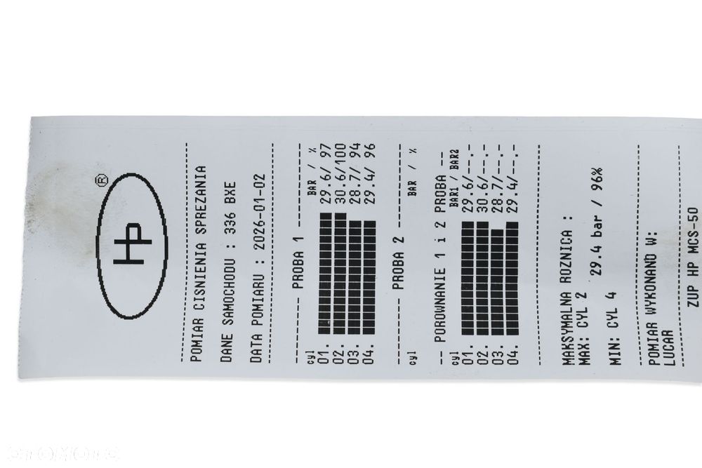 Silnik PASSAT B6 GOLF V TOURAN OCTAVIA II TOLEDO 1.9TDI 105KM BXE KOMPRESJA - 13