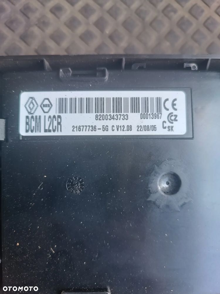 MODUŁ STEROWNIK BCM RENAULT CLIO III 8200343733 - 2
