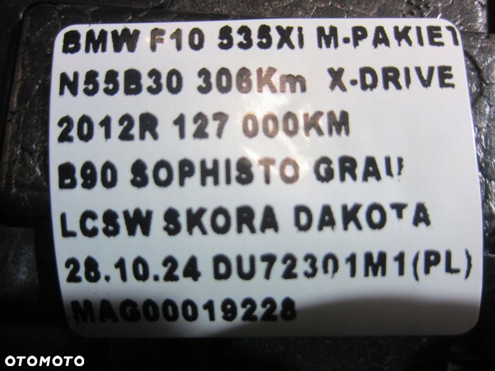 BMW F10 F11 OBUDOWA KOLUMNY KIEROWNICZEJ 9188869 GRZANA ELEKTRY 61319188869 - 10