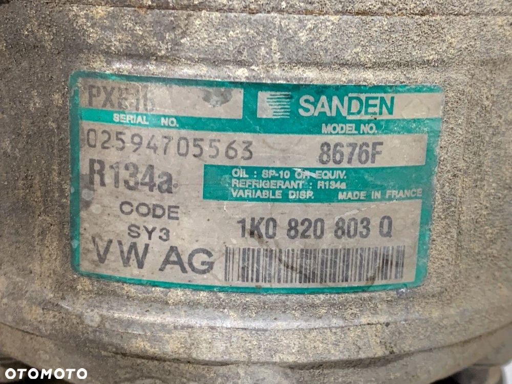 SPRĘŻARKA KLIMATYZACJI  AUDI A3 (8P1) 2003 - 2013 1.9 TDI 77 kW [105 KM] olej napędowy 2003 - - 4