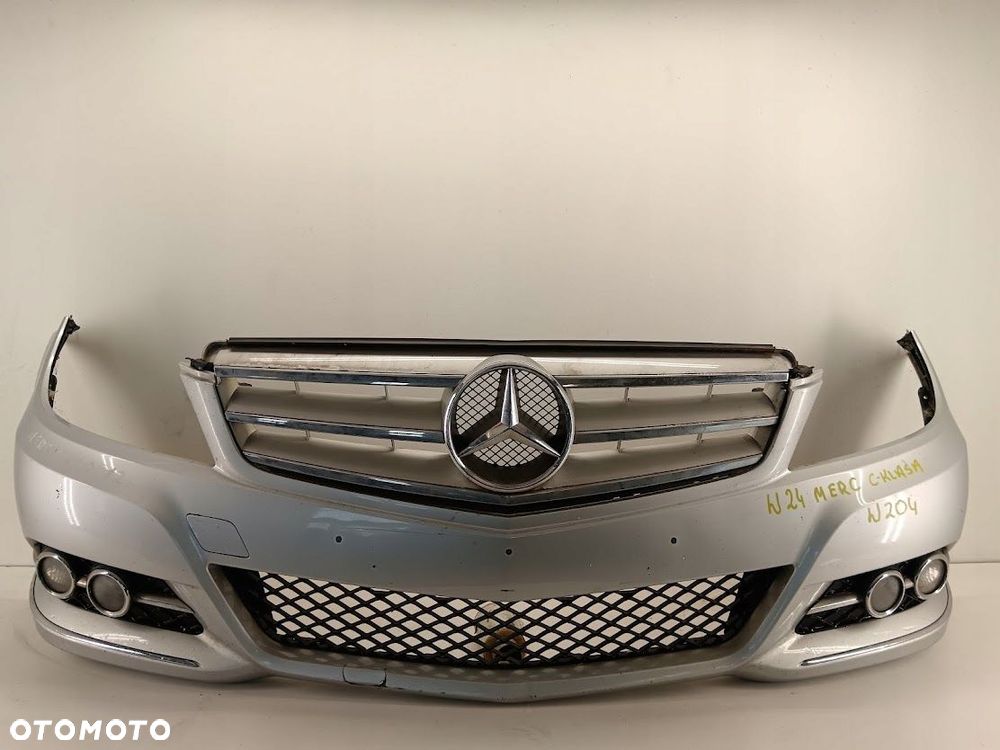 ZDERZAK PRZEDNI PRZÓD GRILL MERCEDES C-KLASA W204 LIFT 10-14 - 1