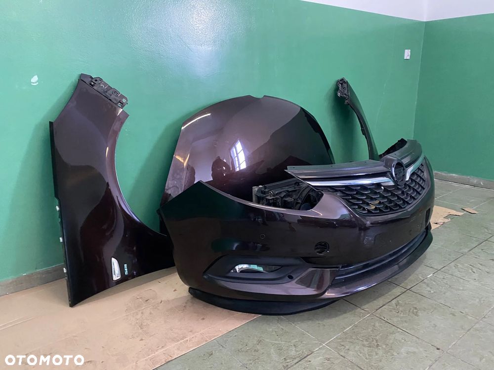 Opel zafira lift Kod lakieru 41C Maska zderzak blatniki kompletny pas - 2