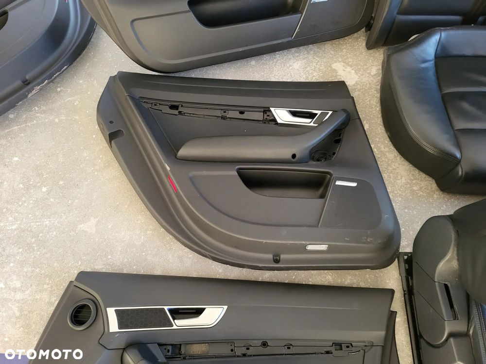 AUDI A6 C6 LIFT FOTELE PRZÓD KANAPA SPORTOE SKÓRZANE ELEKTRYCZNE BOCZKI KPL - 3