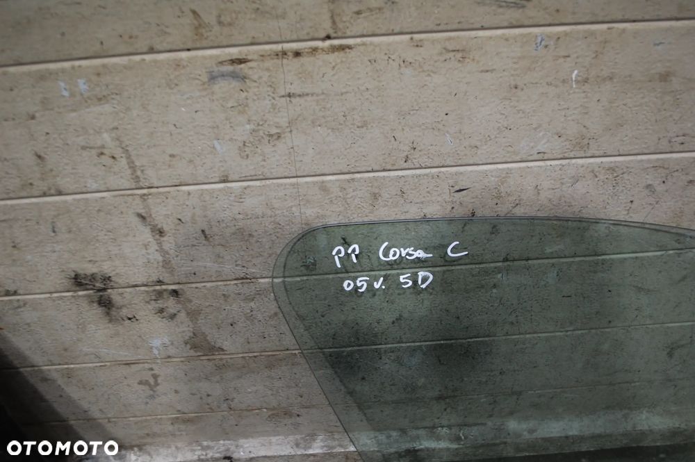 SZYBA BOCZNA DRZWI LEWY PRAWY PRZÓD PRZEDNIA LEWA PRAWA OPEL CORSA C 5D 2002R. 2005R. - 2