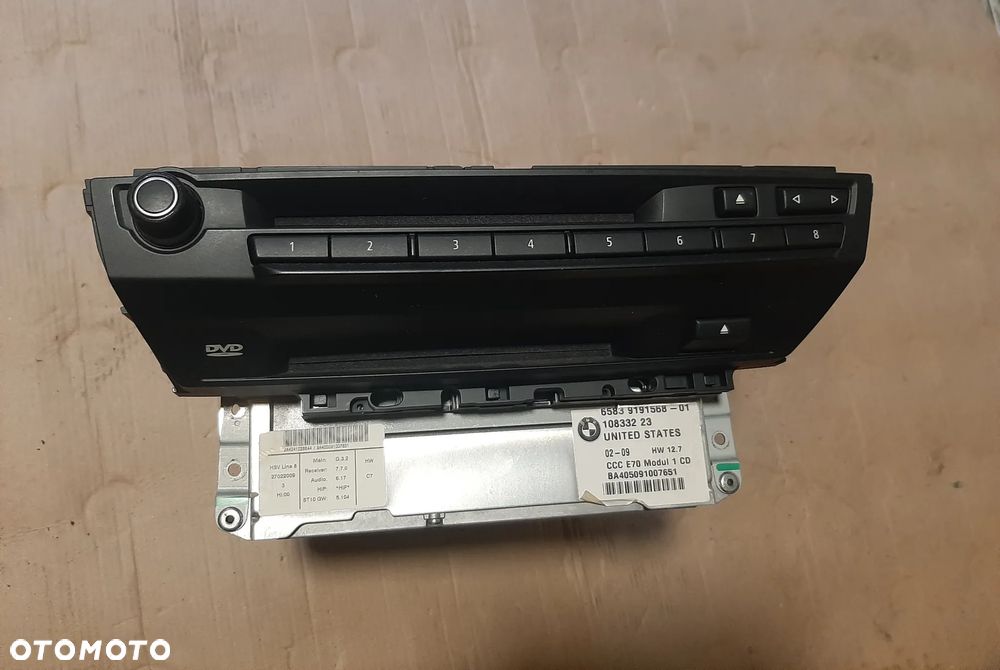 Radio nawigacja czytnik BMW X5 X6 9191568-01 - 1