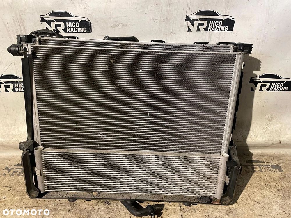 KOMPLET CHŁODNIC WENTYLATOR BMW G30 G31 G32 G11 G12 G14 G15 G16 BENZYNA - 2