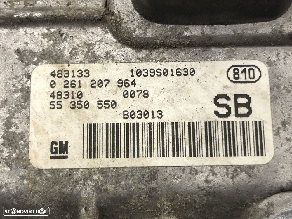 Centralina do motor Usado OPEL AGILA (A) (H00) 1.2 16V (F68) 0261207964 0 261 20... - 5
