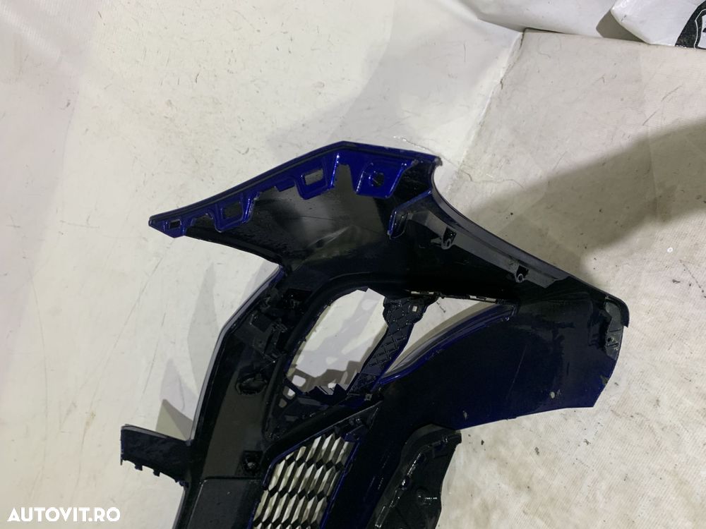 Bara fata Seat Leon 3, facelift, 2016, 2017, 2018, 2019, cod origine OE 5F0807221AB, cu gauri pentru spalatori faruri si senzori de parcare (4). Grila este defecta. - 9