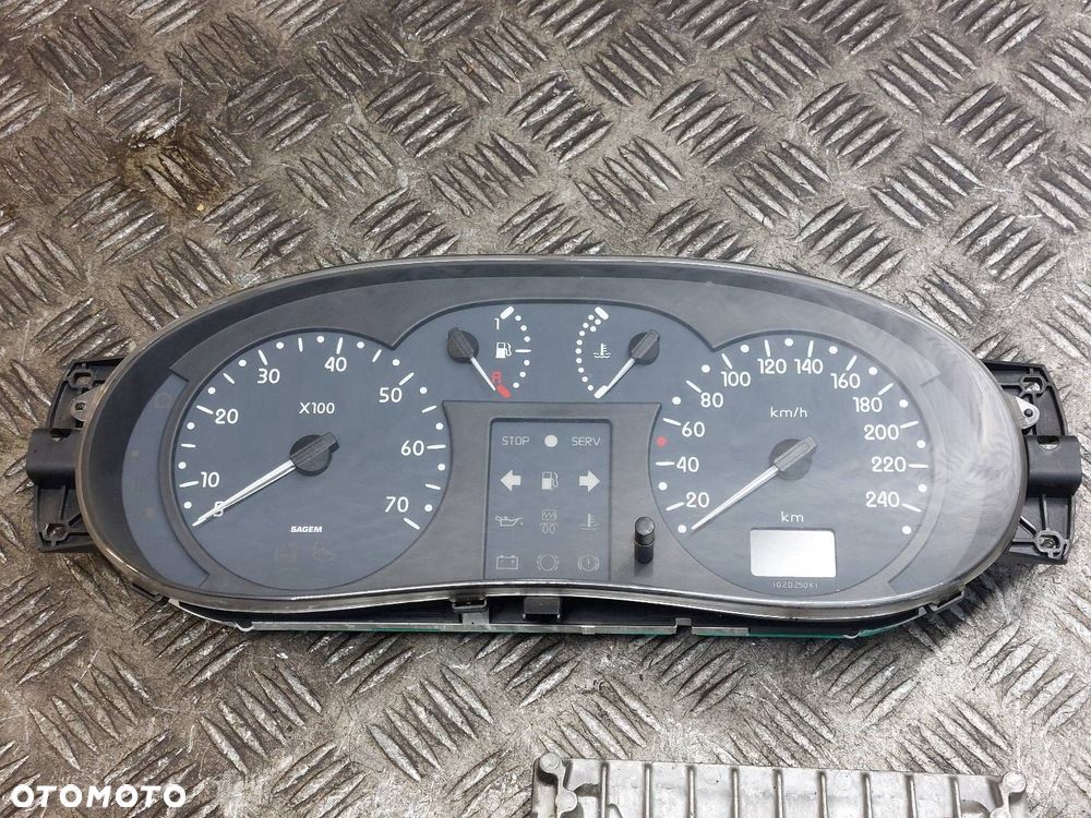 ZESTAW STARTOWY RENAULT THALIA I 1.4 8V 8200059086 8200044437 8200066931 - 6