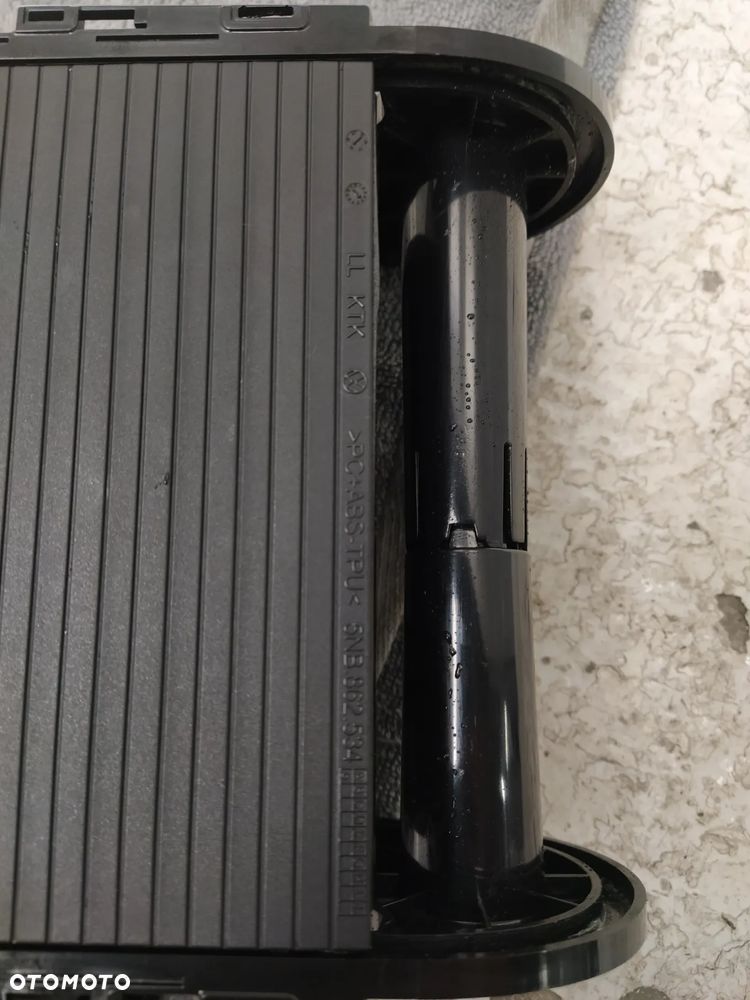 VW TIGUAN II PODŁOKIETNIK TUNEL ŚRODKWY SCHOWEK UCHWYT ROLETA NA KUBKI NAPOJE ORYGINAŁ - 13