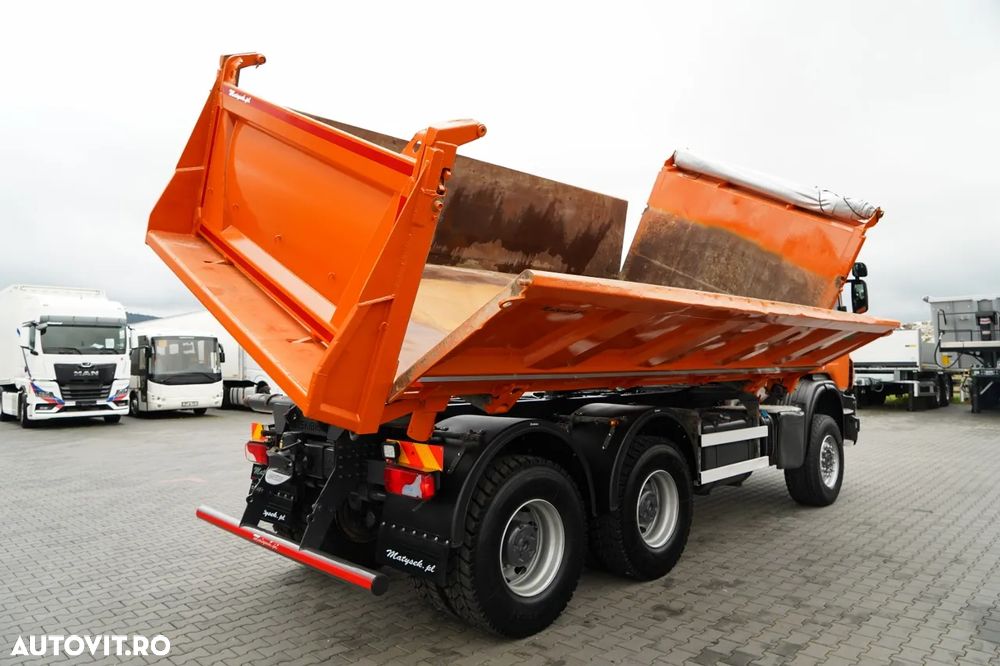 Scania G 440 / 6x6 / BASCULĂ TRIPLU / 2X HIDRODROBOOTS / BOARDMATIC / 100% ANVELOPE / MANUALĂ - 10