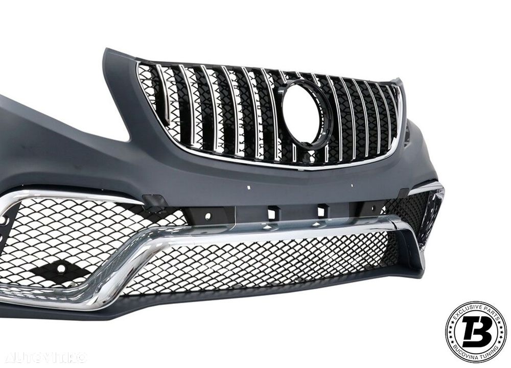 Pachet Exterior compatibil cu Mercedes V Class W447 AMG Design - 4