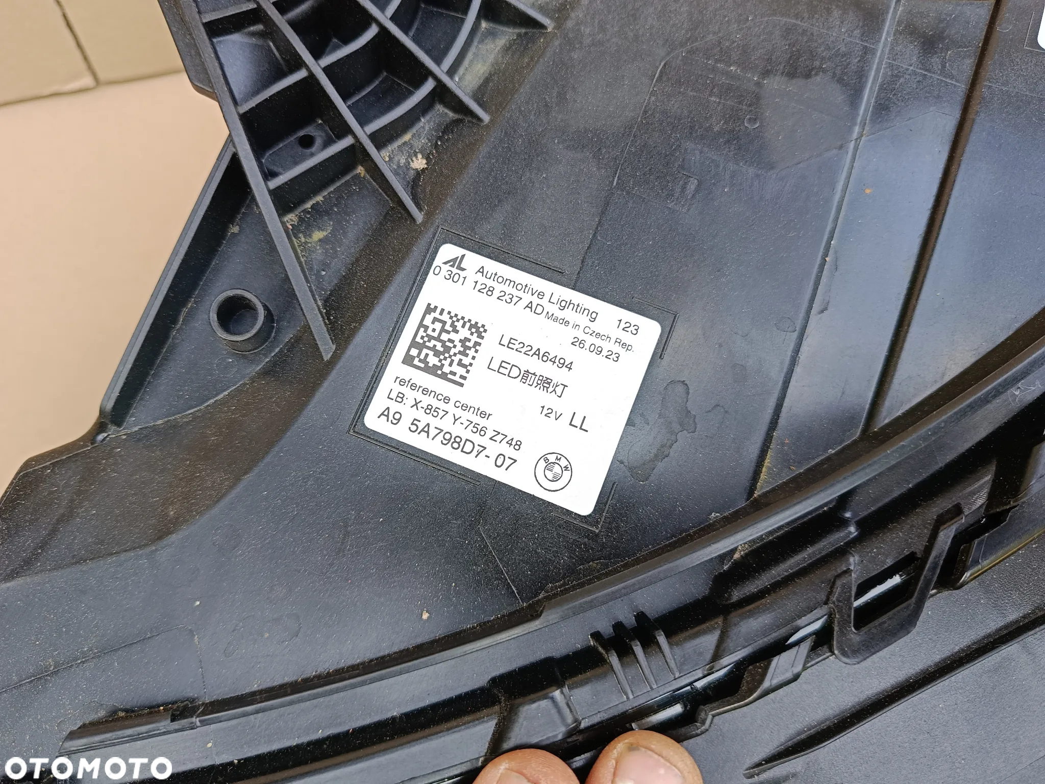 Full Led przedni lewy BMW 5 G60 G61 lampa 5A798D7-07 - 6