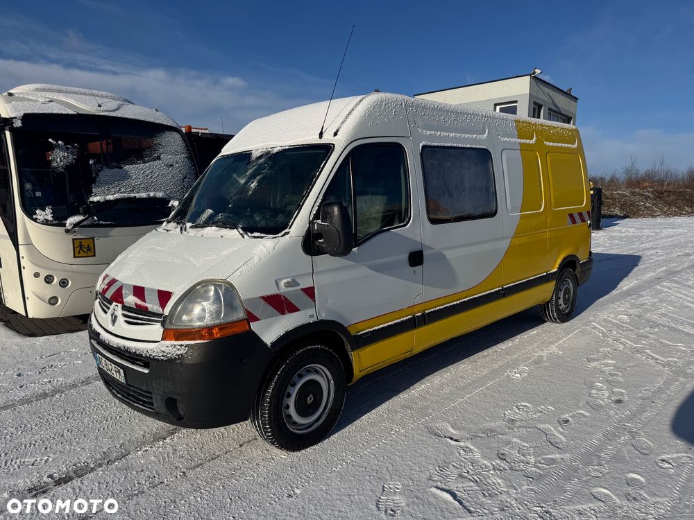 Renault Master 2009r. 7 Osoba Brygadówka L3H2 długi long - 1