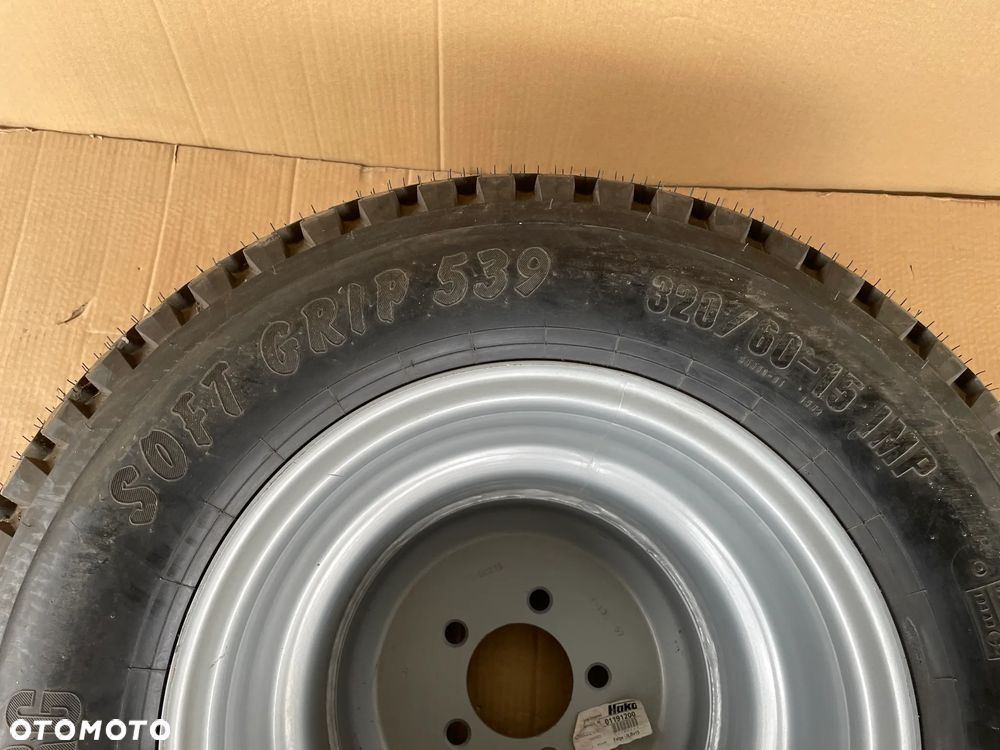NOWA OPONA FELGA KOŁO HAKO TRELLEBORG 10-00X15 15" ET-130 NOWE KOŁO SOFT GRIP 539 320/6-15 IMP - 7