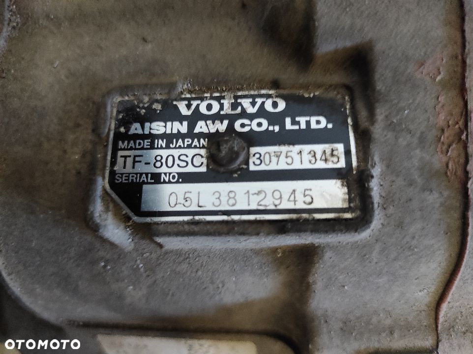 Automatyczna skrzynia biegów TF-80SC VOLVO 2.4 D5 GWARANCJA ! - 2