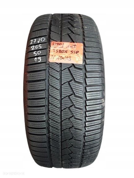 Continental WinterContact TS 860 S 265 50 19 110 H RSC XL  - BMW 1szt - 1