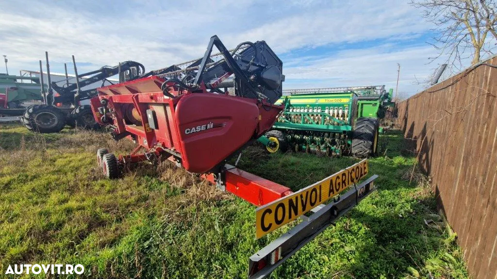 Case IH VARICUT 6.10M HEDER MULTIFUNCTIONAL SI CARUCIOR COCHET TRXH8 - 5