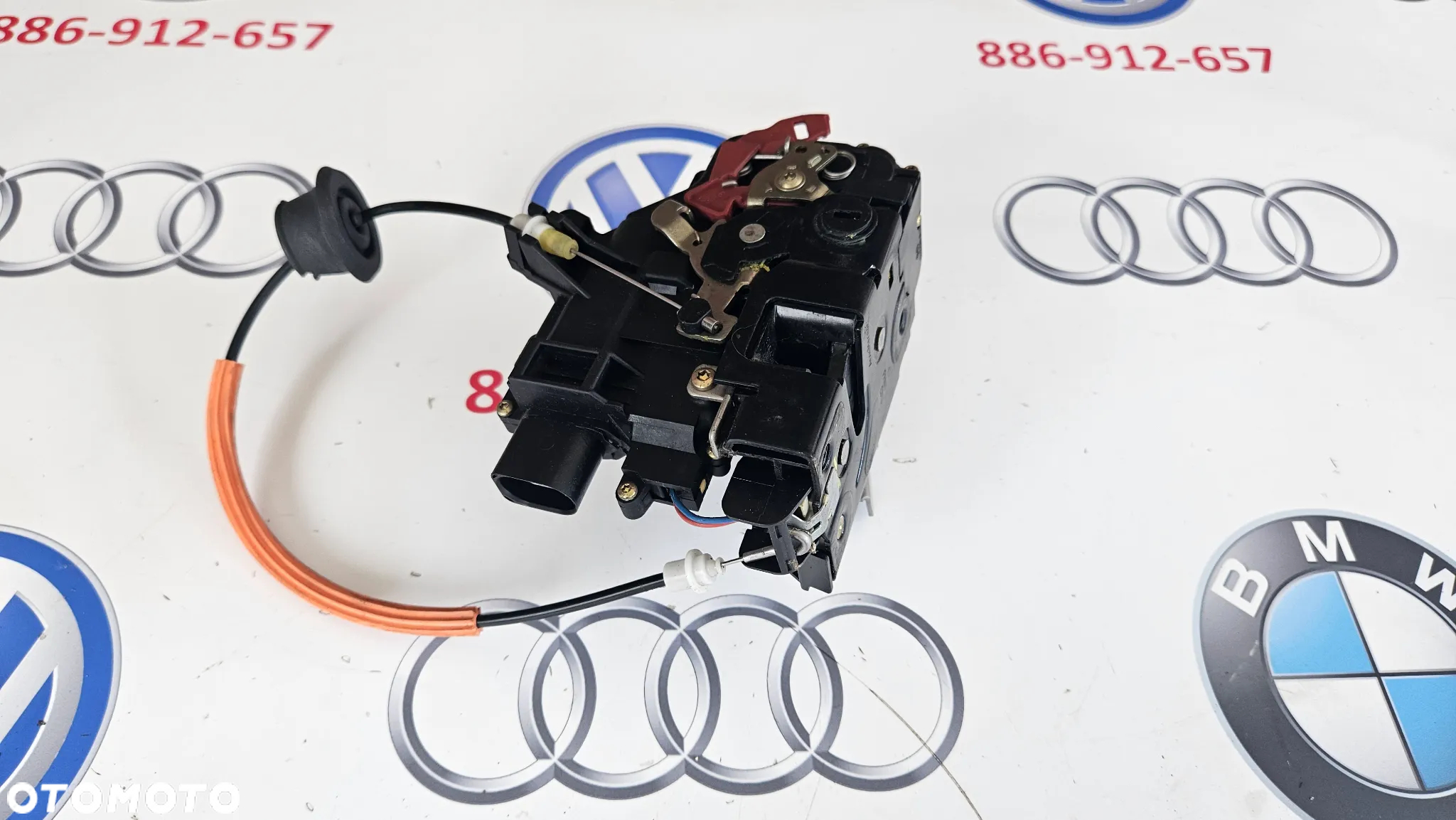 Audi A4 B6 Kompletny zamek drzwi tył prawy Zamek drzwi tylnych prawych 8E0839016C EUROPA 7 PIN - 5