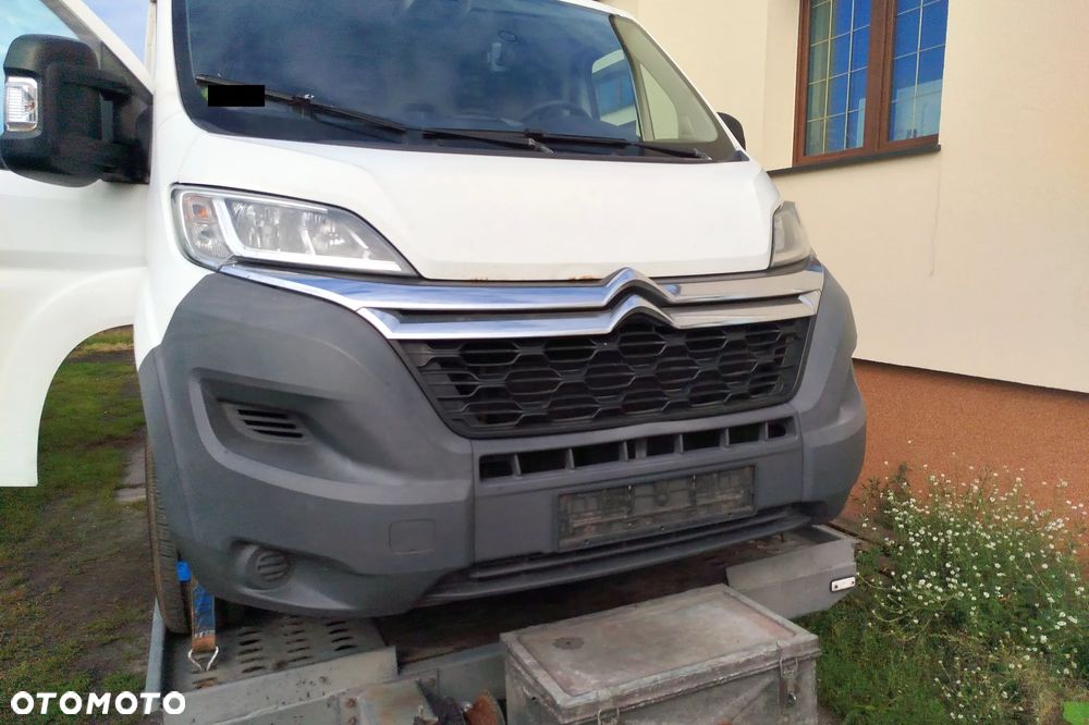 PRZÓD kompletny do Citroen Jumper II Lift 14-22r 2,2hdi 2,3jtd Ducato Lift Boxer Lift 14-22r w komplecie -maska -lampy przód x2 -błotniki przód x2 zserzak przedni komplet -atrapa -listwy lamp -chłodnica wody -belka zderzaka przód i inne - 1