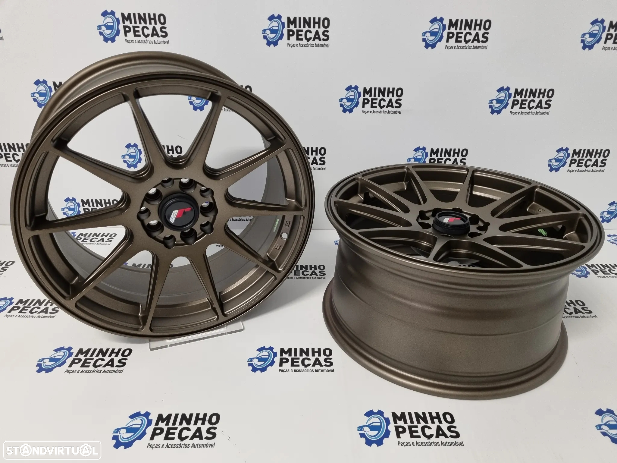 Jantes Japan Racing (JR11) em 17 Bronze (5X100 | 5X114.3) - 4