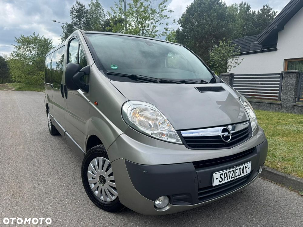 Opel VIVARO L2H1 Długi Klima Elektryka Skóry Dubel Kabina 6os Brygadówka Hak - 22