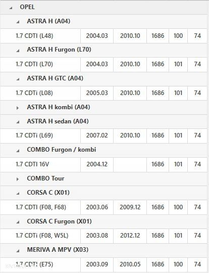 KOMPLET SPRZĘGŁA 600016600 MERIVA ASTRA COMBO CORSA 1.7 CDTI 101 KM - 4