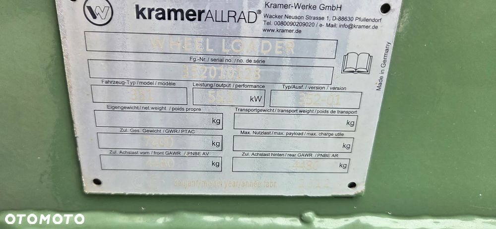 Kramer <<Kramer 680, szczęka+widły, łyżka pływająca, z Niemiec!>> - 10