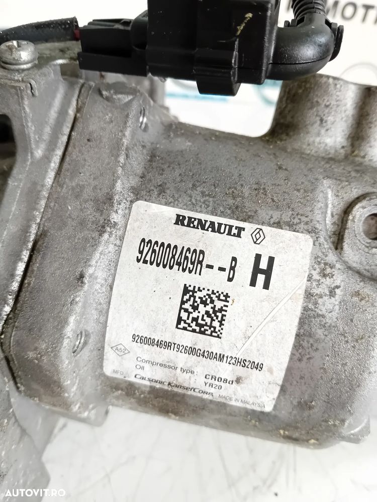 Compresor Clima AC Renault Megane Kadjar Captur Clio Euro 6 1.0 Tce 926008469R Cu 9000 K Motor H4D - 8