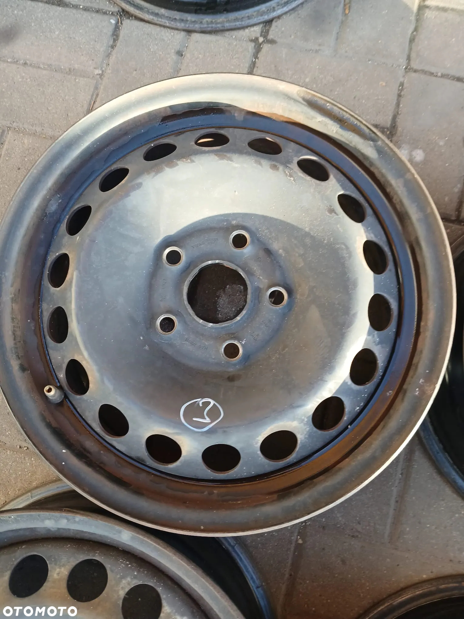 FELGI STALOWE 5x112 6Jx15 CALI ET47 VW GOLF V VI CADDY TOURAN ALTEA LEON A38P OCTAVIA 4 SZTUKI KOMPLET - 2