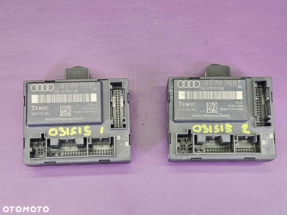 Moduł Szyb 4F0959793B 4F0910793B 4F0959792B 4F0910793B Komputer Sterownik Szyby Drzwi Audi A6 C6 Europa - 1
